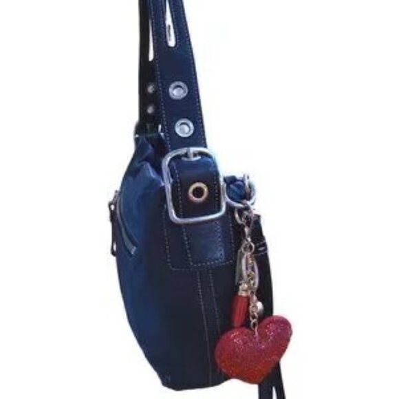 Coach Vintage Black East West Legacy Tassel  #1417 - Picture 5 of 12